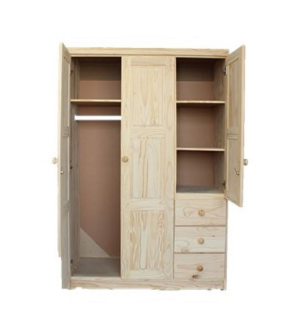 Wardrobe with Hanging Space | MB Pine & Furniture