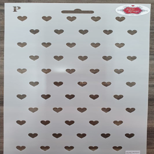 Heart Repeat Stencil