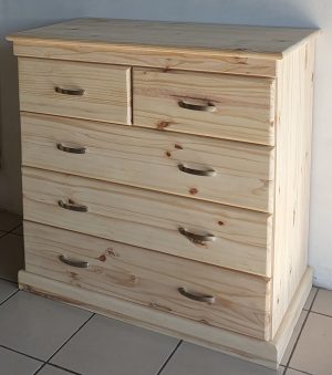 Standing Unit of Mixed Sized Drawers | MB Pine Furniture
