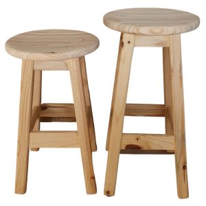 Round Bar Chair 730H - RAW