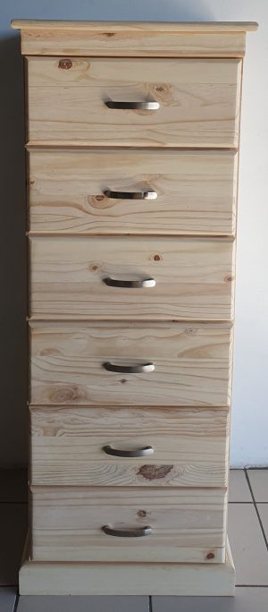 Standing Unit of 6 Small Drawers | MB Pine Furniture
