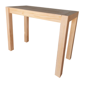 Kansas Bar Table 1500X700X1100H (10X10Legs) - RAW
