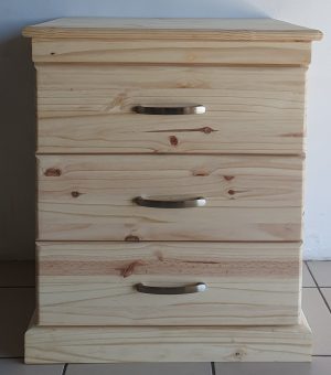 Standing Unit of 3 Medium Drawers | MB Pine Furniture