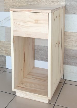 Standing Pedestal With Drawer | MB Pine Furniture