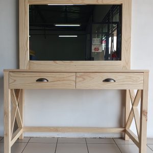 Bali 2 Drawer Dressing Table - RAW