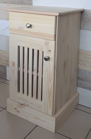 Drawer Slatted cabinet Pedestal | MB Pine Furniture