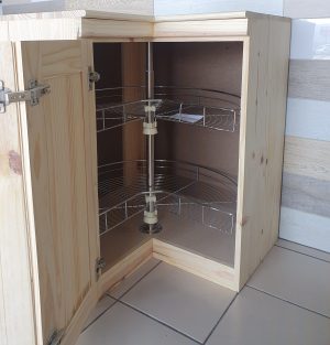 Turntable Corner Cabinet | MB Pine Furniture