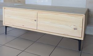 4 Drawer Coffee Table with Round Edge | MB Pine Furniture