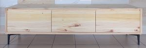 3 Drawer Round Edge TV Stand | MB Pine Furniture