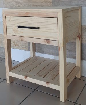 Draw and Shelf Pedestal | MB Pine Furniture