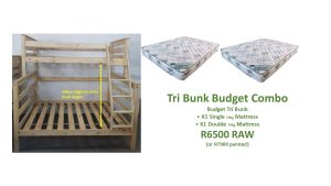 tri bunk budget combo