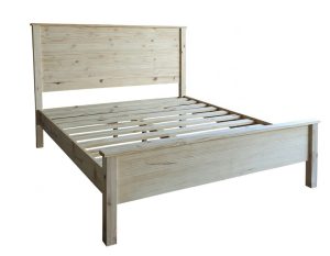 wooden bed frame