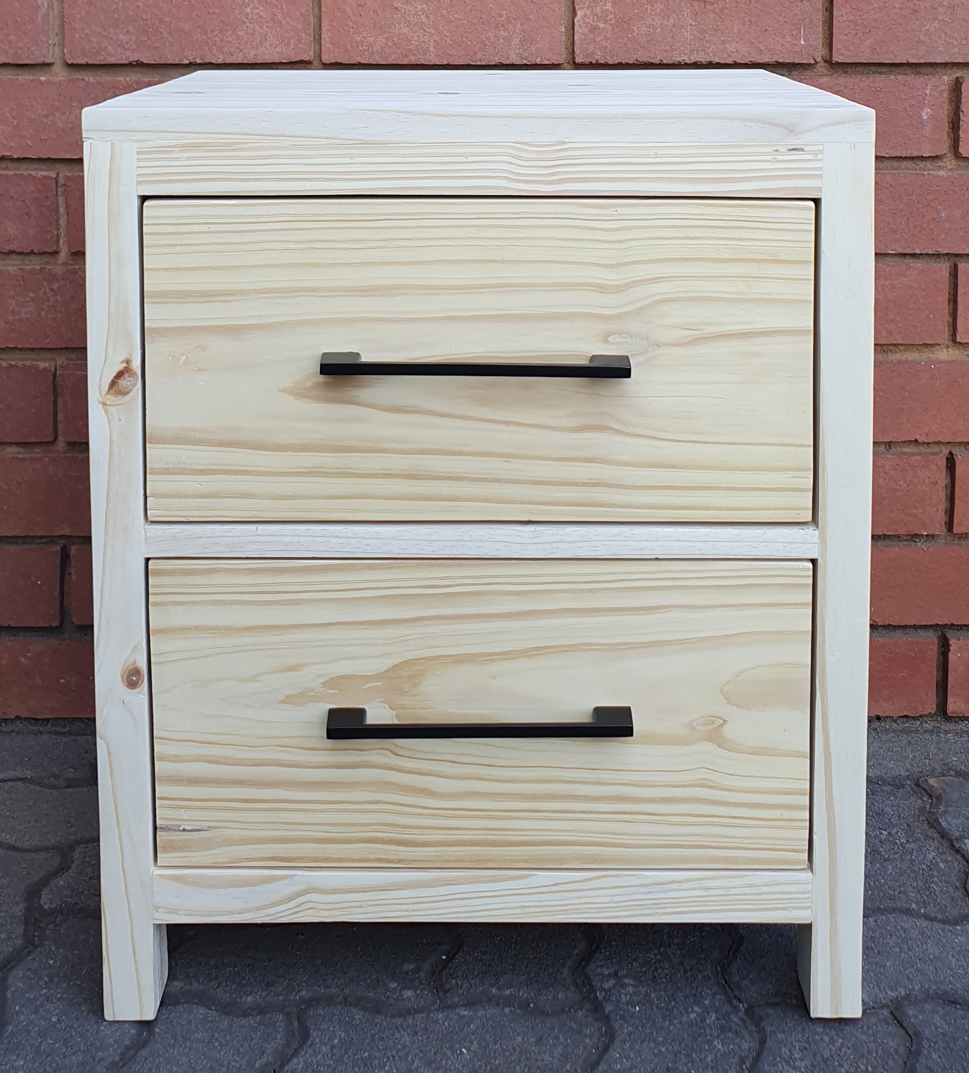 2 Drawer Pine Pedestal | MB Pine Furniture