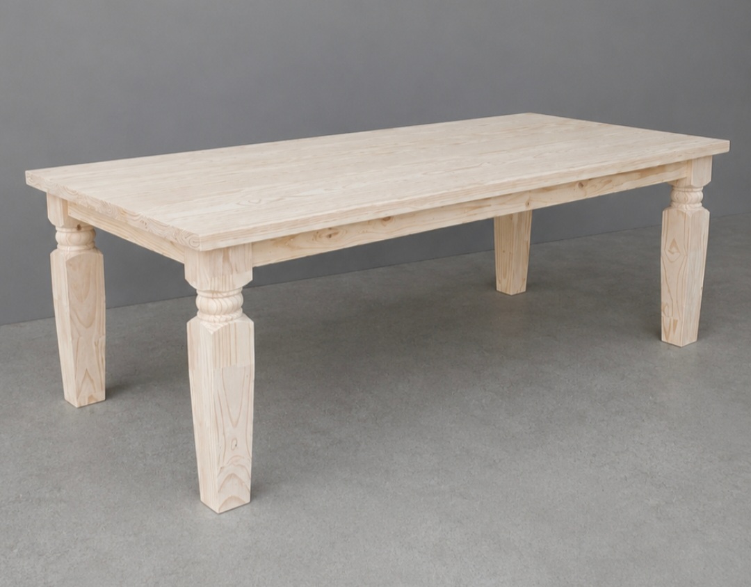 Country Chunky Table Hereford Legs - RAW - Image 2